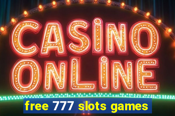 free 777 slots games