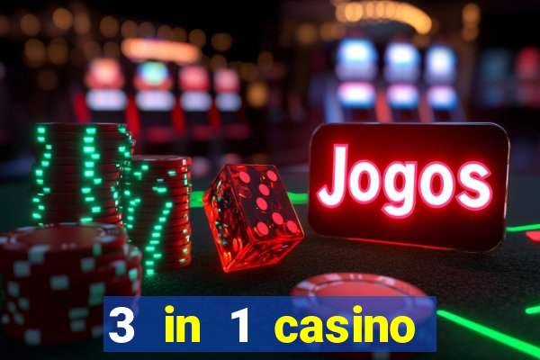 3 in 1 casino game set