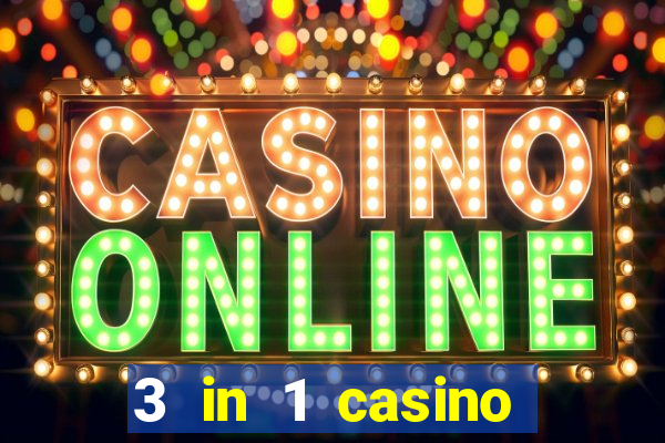 3 in 1 casino game set