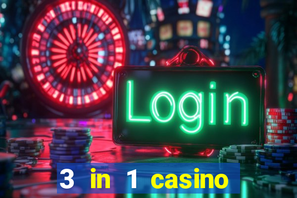 3 in 1 casino game set