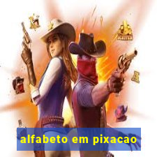 alfabeto em pixacao