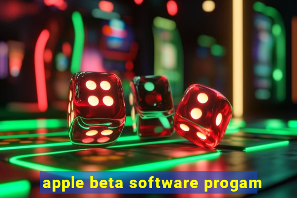 apple beta software progam