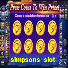 simpsons slot machine locations