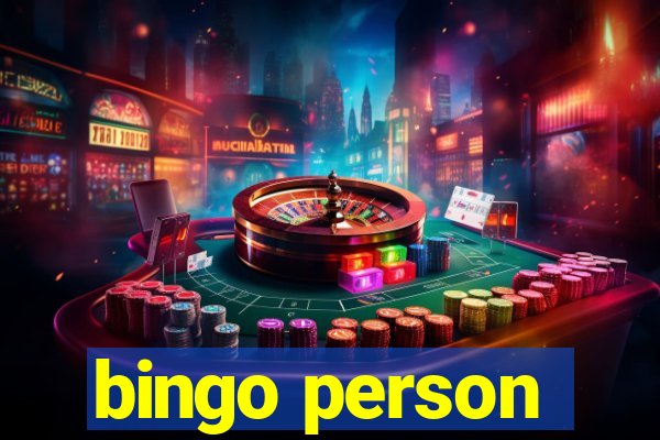 bingo person