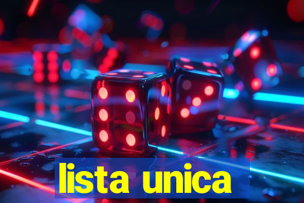 lista unica