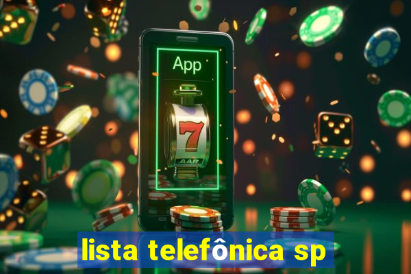 lista telefônica sp