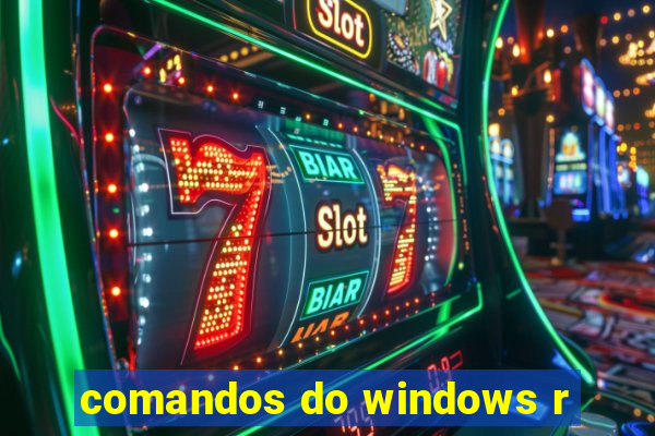 comandos do windows r