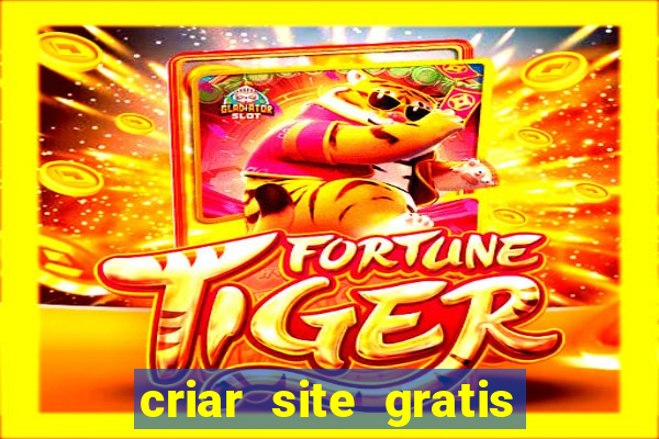 criar site gratis de jogos