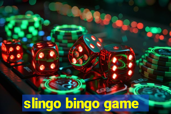 slingo bingo game