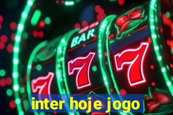 inter hoje jogo