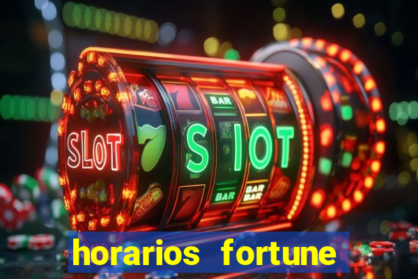 horarios fortune tiger hoje