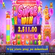 free slots play no download