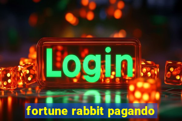 fortune rabbit pagando