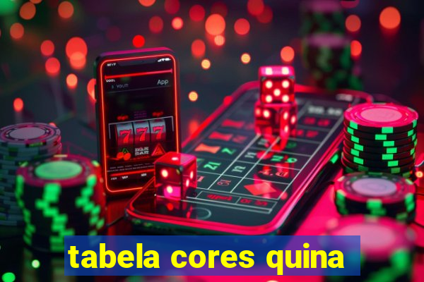 tabela cores quina