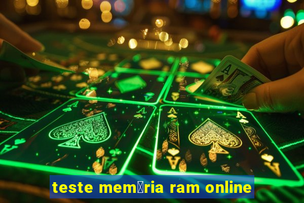 teste mem贸ria ram online