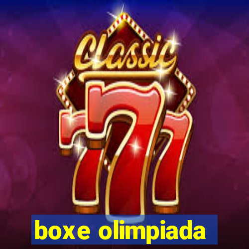 boxe olimpiada