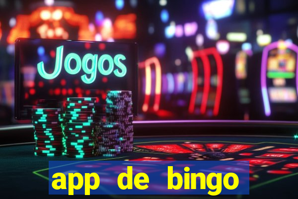 app de bingo valendo dinheiro