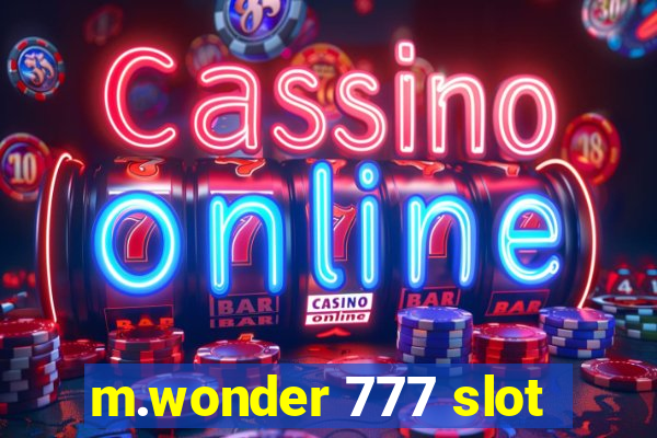 m.wonder 777 slot