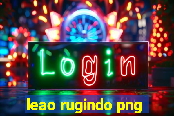 leao rugindo png