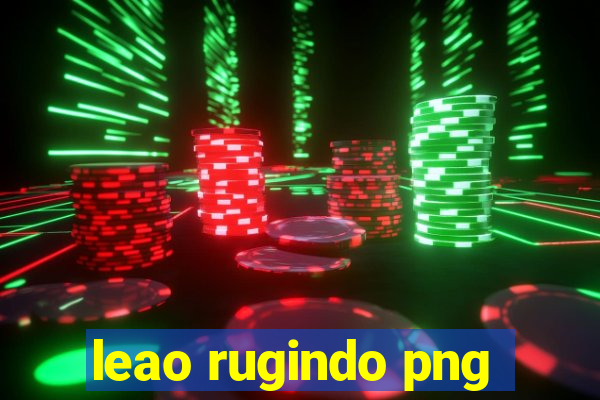 leao rugindo png