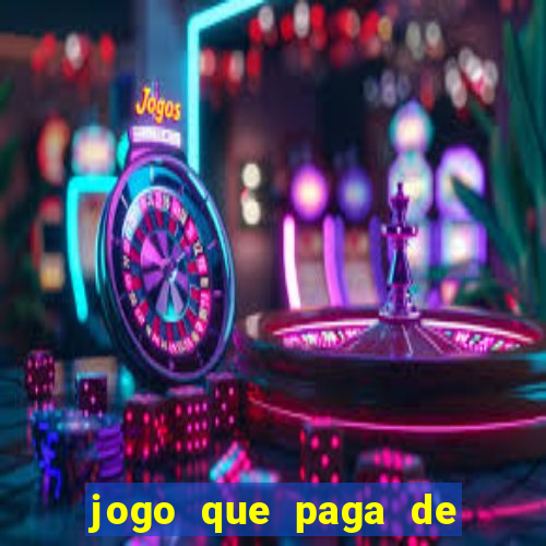 jogo que paga de verdade no pix