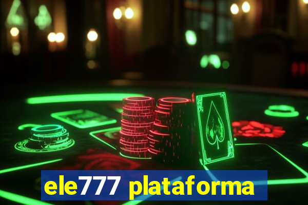 ele777 plataforma