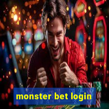 monster bet login