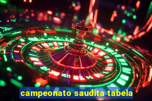 campeonato saudita tabela