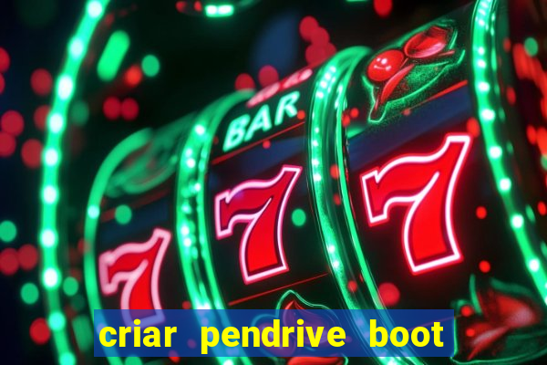 criar pendrive boot windows 10