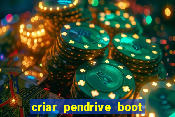 criar pendrive boot windows 10