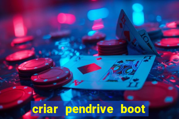 criar pendrive boot windows 10