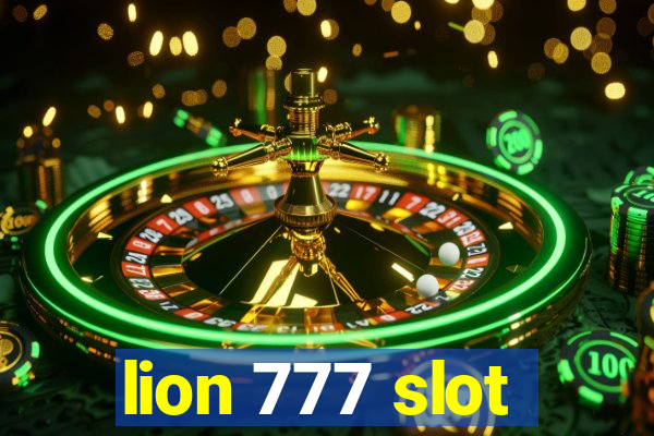 lion 777 slot