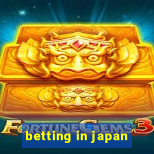 betting in japan