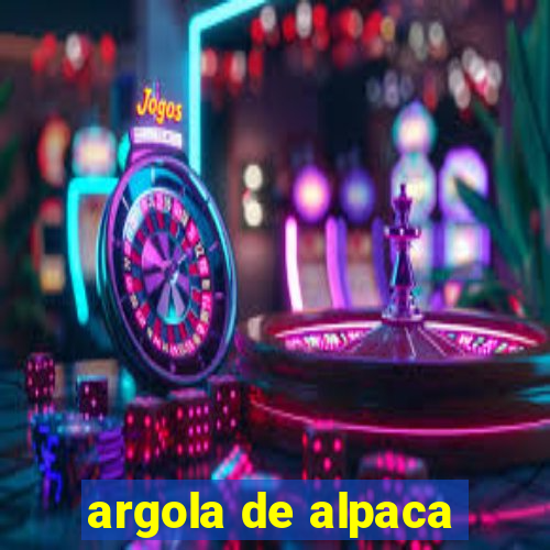 argola de alpaca