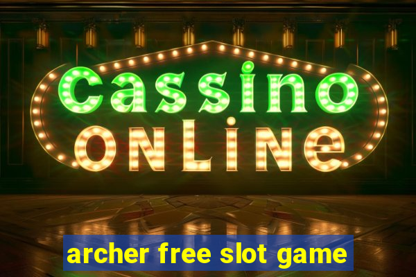 archer free slot game