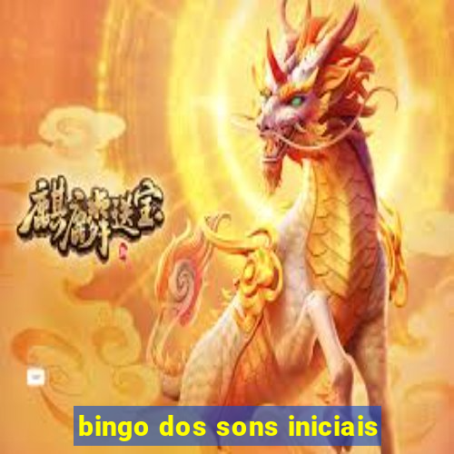 bingo dos sons iniciais