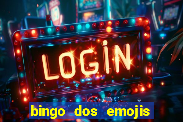 bingo dos emojis para imprimir