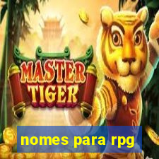 nomes para rpg