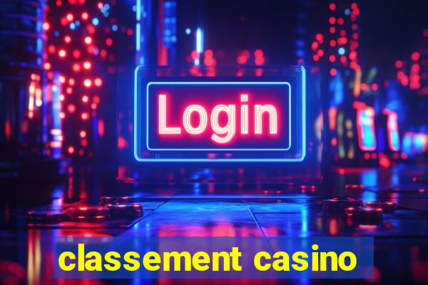 classement casino