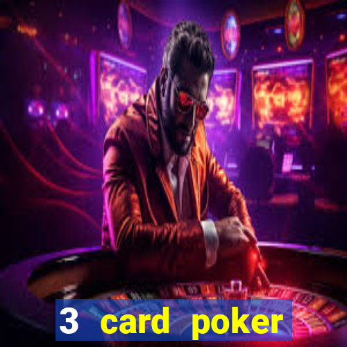 3 card poker casino rules