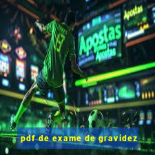 pdf de exame de gravidez