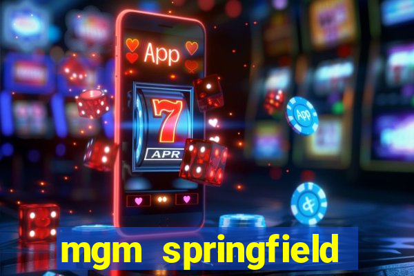 mgm springfield slot payout percentage