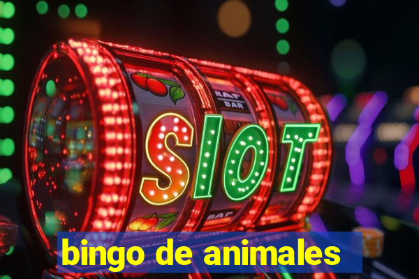 bingo de animales