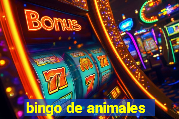 bingo de animales