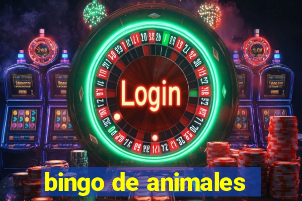 bingo de animales