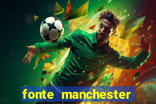 fonte manchester city download