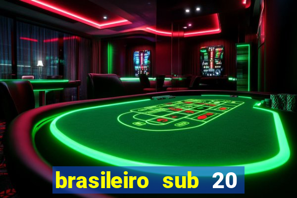 brasileiro sub 20 ao vivo