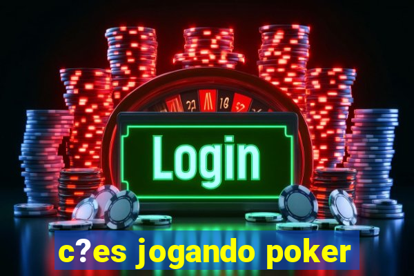 c?es jogando poker