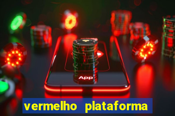 vermelho plataforma de jogos