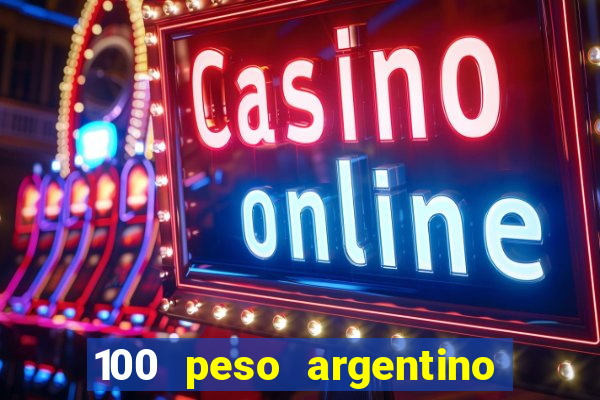 100 peso argentino em real